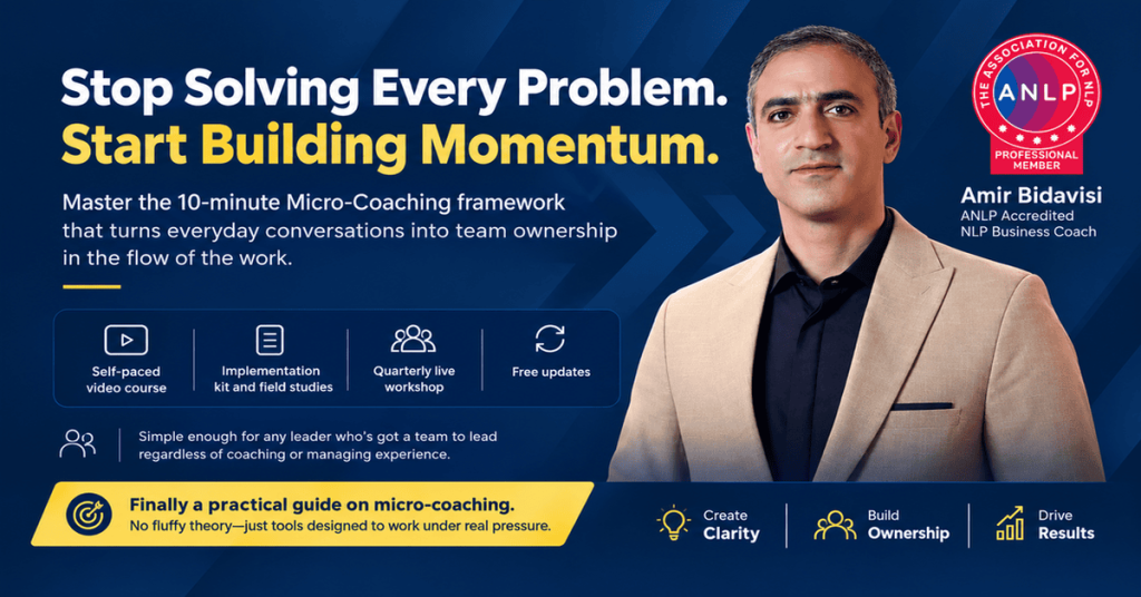 micro-coaching mastery for leaders
